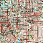 United States Geological Survey Baton Rouge, LA (1963, 62500-Scale) digital map