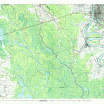 United States Geological Survey Baton Rouge, LA (1984, 100000-Scale) digital map