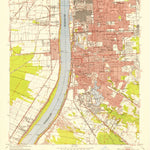 United States Geological Survey Baton Rouge West, LA (1953, 24000-Scale) digital map
