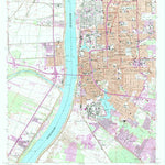 United States Geological Survey Baton Rouge West, LA (1963, 24000-Scale) digital map