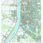 United States Geological Survey Baton Rouge West, LA (1992, 24000-Scale) digital map