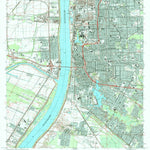 United States Geological Survey Baton Rouge West, LA (1995, 24000-Scale) digital map