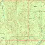 United States Geological Survey Battiest, OK (1982, 24000-Scale) digital map