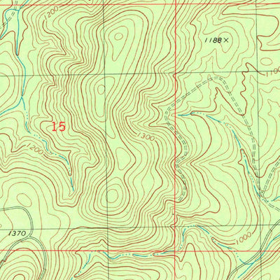 United States Geological Survey Battiest, OK (1982, 24000-Scale) digital map
