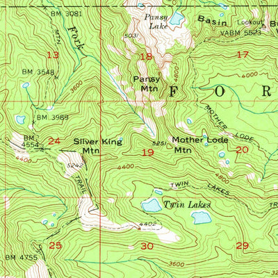 United States Geological Survey Battle AX, OR (1956, 62500-Scale) digital map