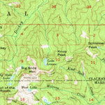 United States Geological Survey Battle AX, OR (1956, 62500-Scale) digital map