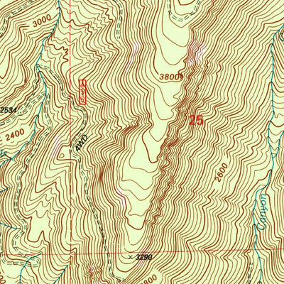 United States Geological Survey Battle AX, OR (1994, 24000-Scale) digital map