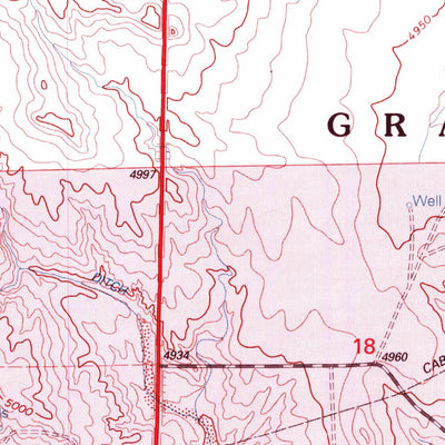 United States Geological Survey Battle Canyon, CO (1997, 24000-Scale) digital map