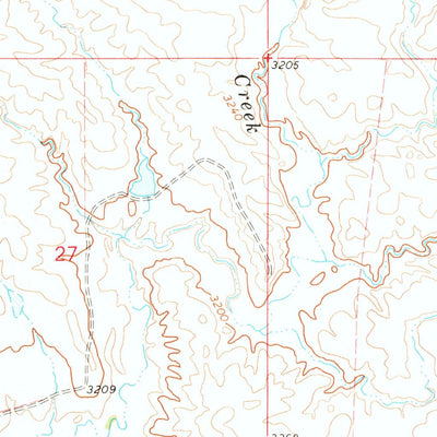 United States Geological Survey Battle Creek Butte, SD (1978, 24000-Scale) digital map