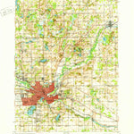 United States Geological Survey Battle Creek, MI (1950, 62500-Scale) digital map