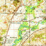 United States Geological Survey Battle Creek, MI (1950, 62500-Scale) digital map