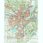 United States Geological Survey Battle Creek, MI (1961, 24000-Scale) digital map