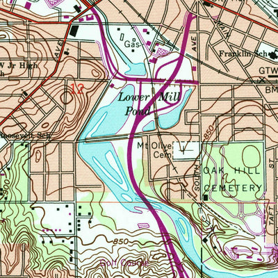 United States Geological Survey Battle Creek, MI (1961, 24000-Scale) digital map