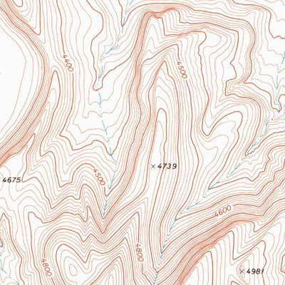 United States Geological Survey Battle Creek Ranch, NV (1972, 24000-Scale) digital map