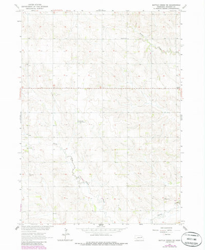 United States Geological Survey Battle Creek SE, NE (1963, 24000-Scale) digital map