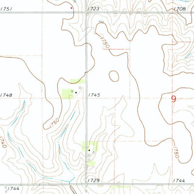 United States Geological Survey Battle Creek SE, NE (1963, 24000-Scale) digital map