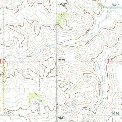 United States Geological Survey Battle Creek SE, NE (1963, 24000-Scale) digital map