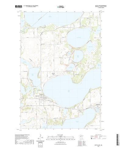 United States Geological Survey Battle Lake, MN (2022, 24000-Scale) digital map