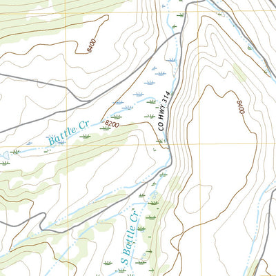 United States Geological Survey Battle Mountain, CO (2022, 24000-Scale) digital map