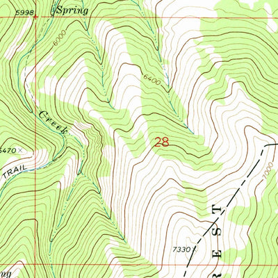 United States Geological Survey Battle Mountain, MT (1971, 24000-Scale) digital map