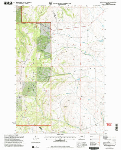 United States Geological Survey Battle Mountain, MT (2001, 24000-Scale) digital map