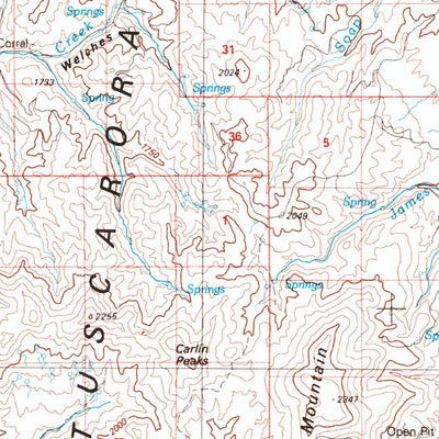 United States Geological Survey Battle Mountain, NV (1988, 100000-Scale) digital map