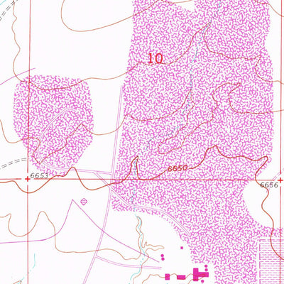 United States Geological Survey Battle Spring, WY (1960, 24000-Scale) digital map