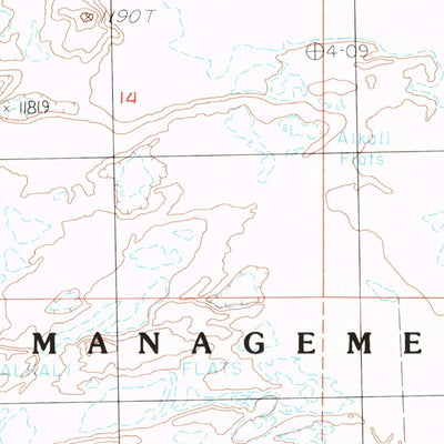 United States Geological Survey Battleground Point, NV (1985, 24000-Scale) digital map