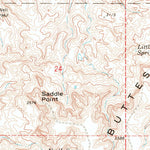 United States Geological Survey Battleship Rock, SD (1969, 24000-Scale) digital map
