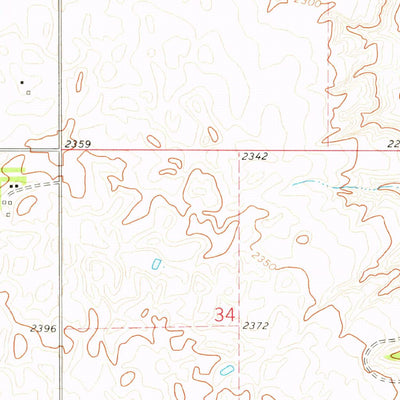 United States Geological Survey Battleview, ND (1978, 24000-Scale) digital map