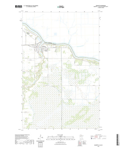 United States Geological Survey Baudette, MN (2022, 24000-Scale) digital map