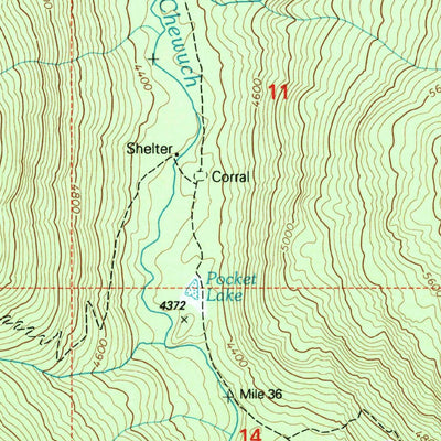 United States Geological Survey Bauerman Ridge, WA (2001, 24000-Scale) digital map