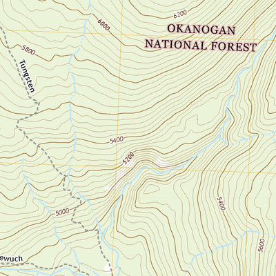 United States Geological Survey Bauerman Ridge, WA (2020, 24000-Scale) digital map