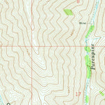 United States Geological Survey Baugh Creek, ID (1967, 24000-Scale) digital map