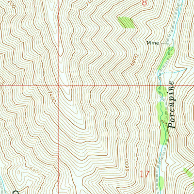 United States Geological Survey Baugh Creek, ID (1967, 24000-Scale) digital map