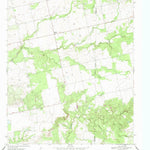 United States Geological Survey Baumann School, TX (1969, 24000-Scale) digital map