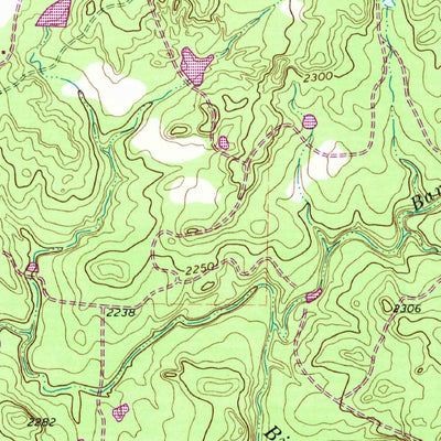 United States Geological Survey Baumann School, TX (1969, 24000-Scale) digital map
