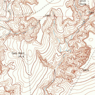 United States Geological Survey Bautista, TX (1971, 24000-Scale) digital map