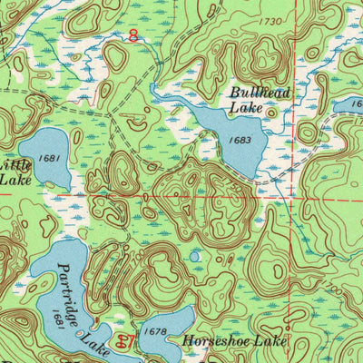 United States Geological Survey Bavaria, WI (1973, 24000-Scale) digital map