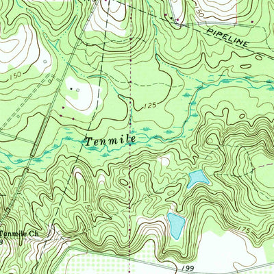 United States Geological Survey Baxley, GA (1970, 24000-Scale) digital map