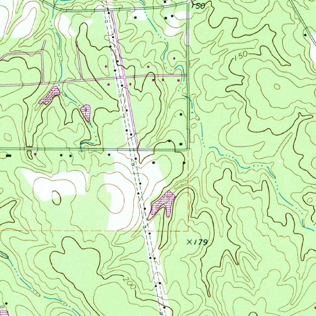 Baxley NE, GA (1970, 24000-Scale) Map by United States Geological ...