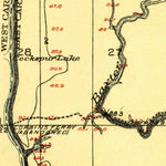 United States Geological Survey Baxter Bayou, LA (1909, 24000-Scale) digital map