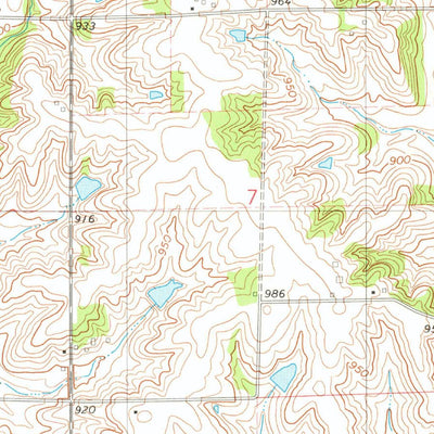 United States Geological Survey Baxter, IA (1975, 24000-Scale) digital map