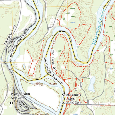 United States Geological Survey Baxter, MN (2022, 24000-Scale) digital map