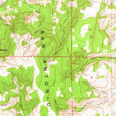 United States Geological Survey Baxter Spring, NV (1963, 62500-Scale) digital map