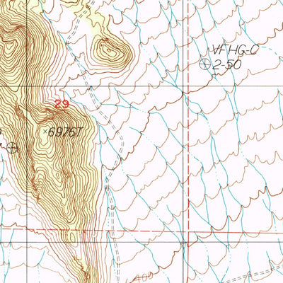 United States Geological Survey Baxter Spring, NV (1987, 24000-Scale) digital map