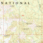United States Geological Survey Baxter Spring NW, NV (1987, 24000-Scale) digital map