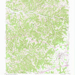 United States Geological Survey Baxter, TN (1955, 24000-Scale) digital map