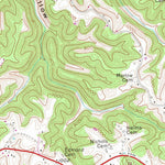 United States Geological Survey Baxter, TN (1955, 24000-Scale) digital map