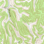 United States Geological Survey Baxter, TN (1955, 24000-Scale) digital map